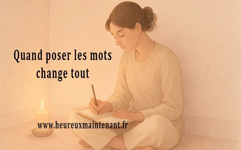 Quand poser les mots change tout