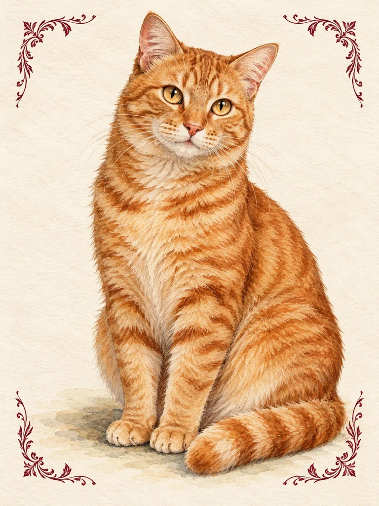 Le chat roux