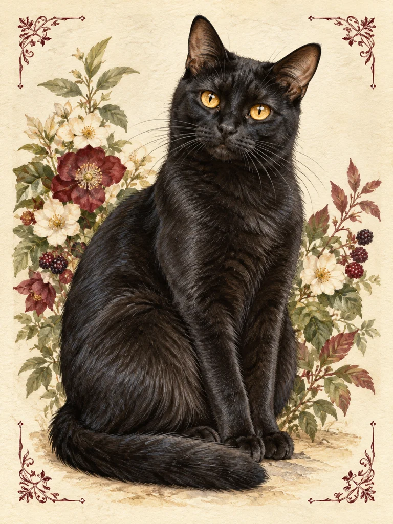 Le chat noir
