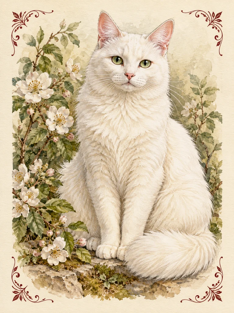 Le chat blanc
