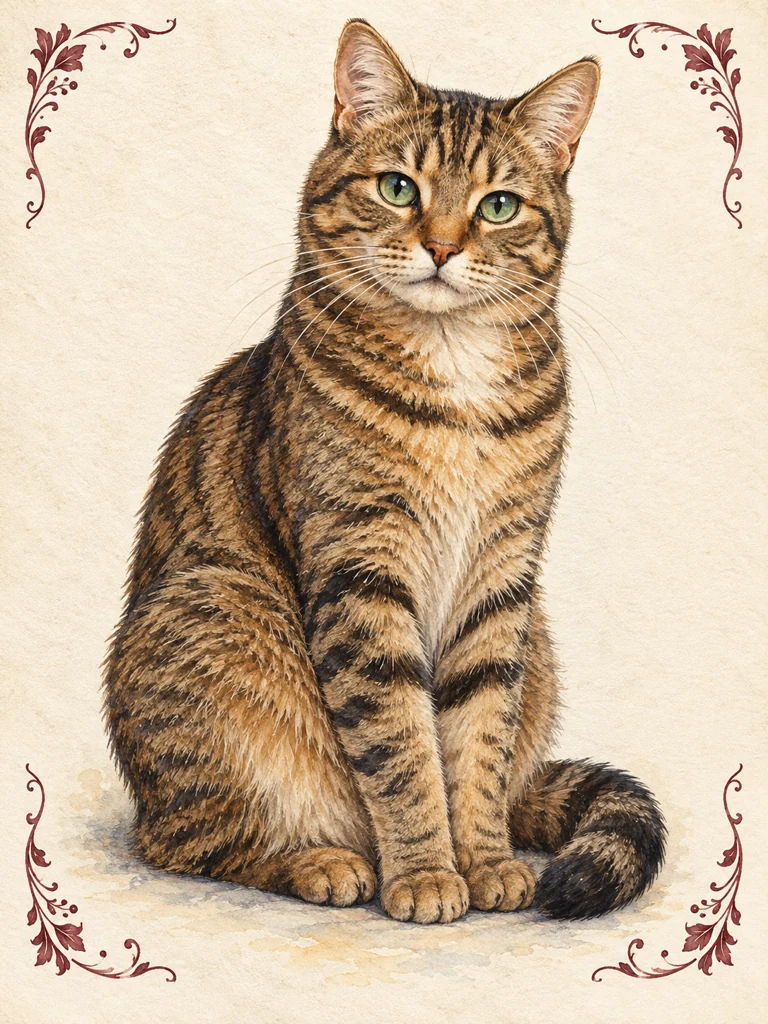 Le chat tigré