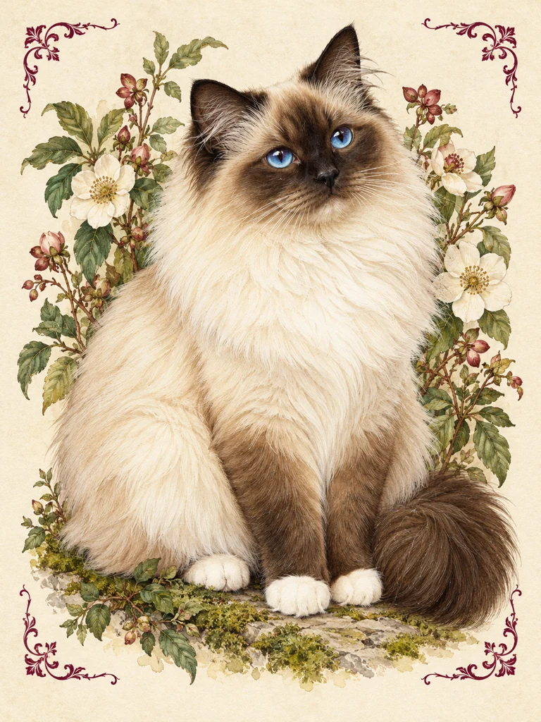 Le chat de Birmanie