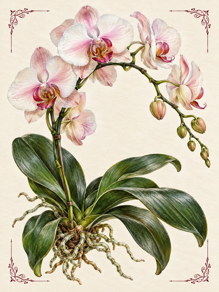L’orchidée cascade