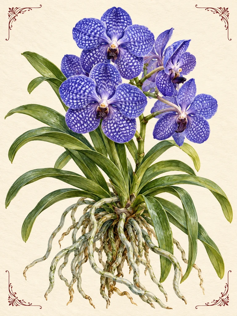 L’orchidée bleue