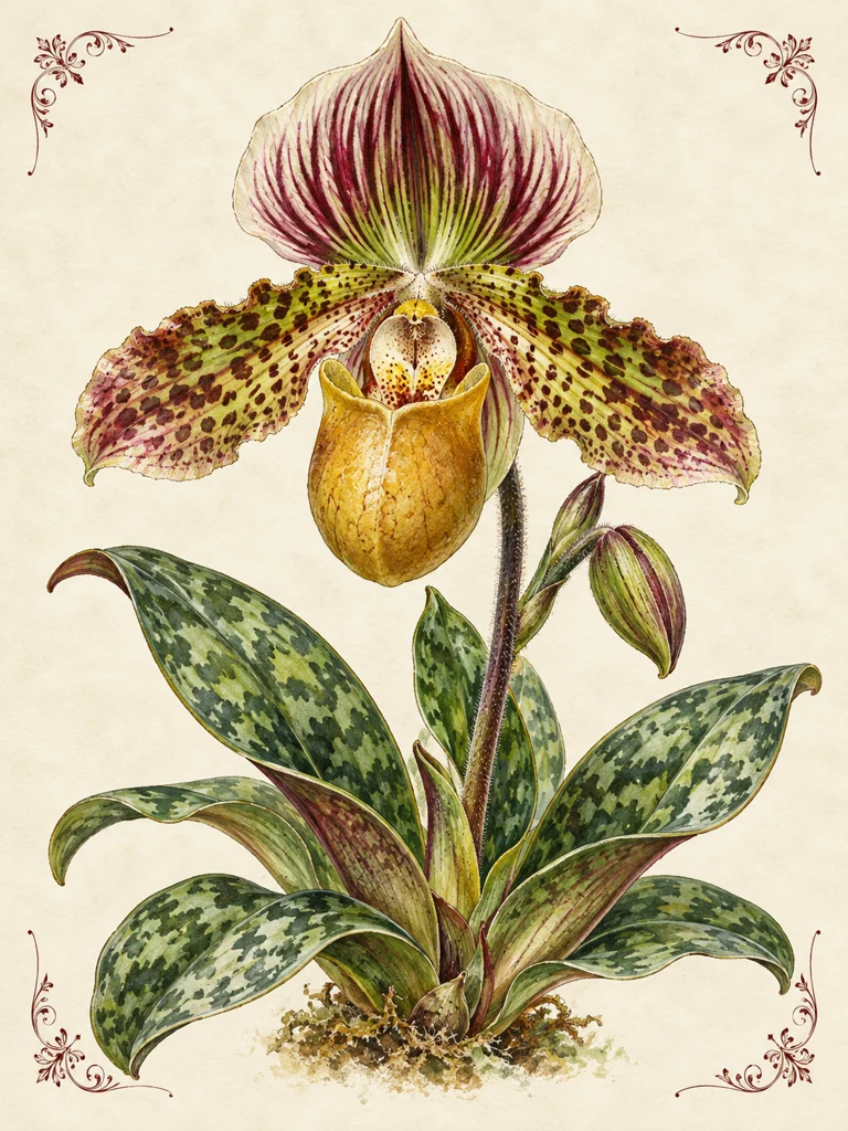 L’orchidée sabot