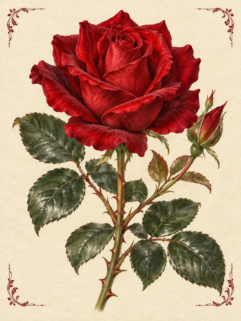 La rose rouge