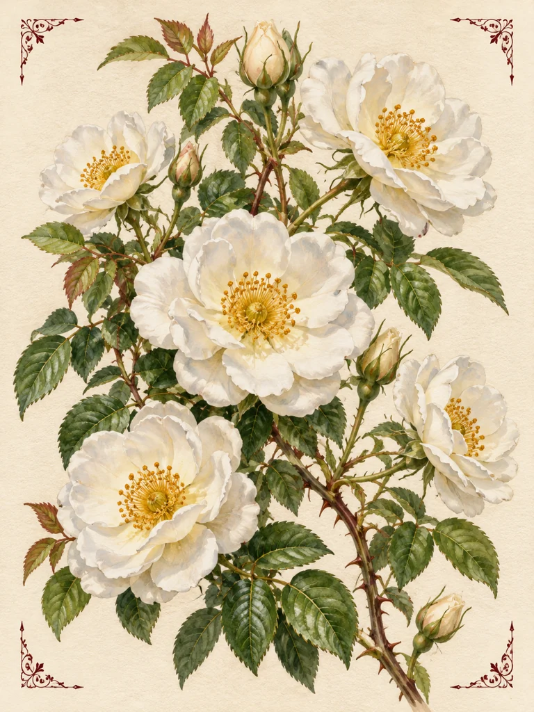 La rose blanche