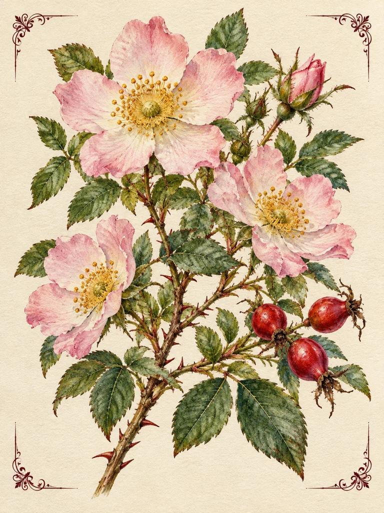La rose sauvage